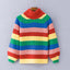 Women's Rainbow Stripes Turtlenecks Sweaters