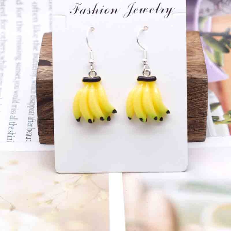 Animals-Fruits-Vegetables Themed Earrings