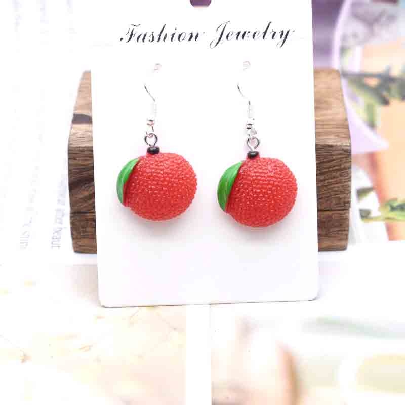 Animals-Fruits-Vegetables Themed Earrings