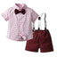 Cotton Baby Boy Tie Shirt and Shorts Baby Girl Dress