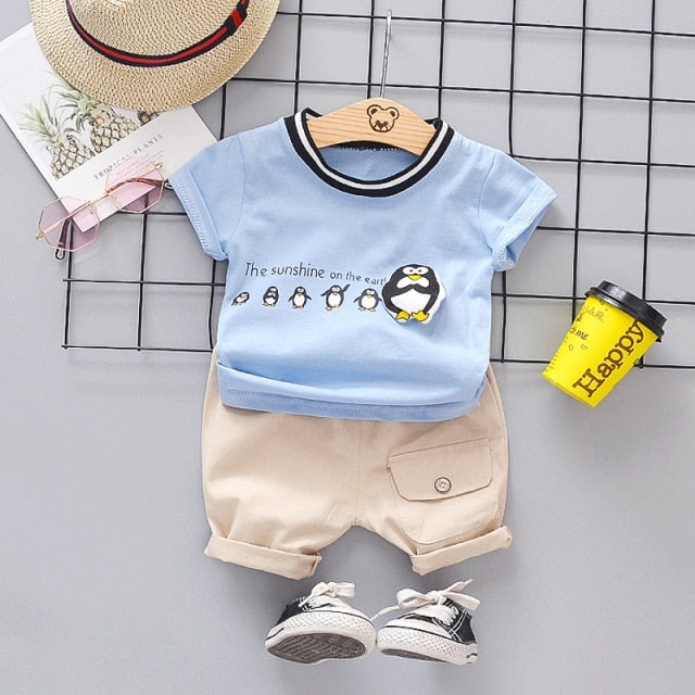 Baby Boys Girls Cartoon Clothes - bonbop