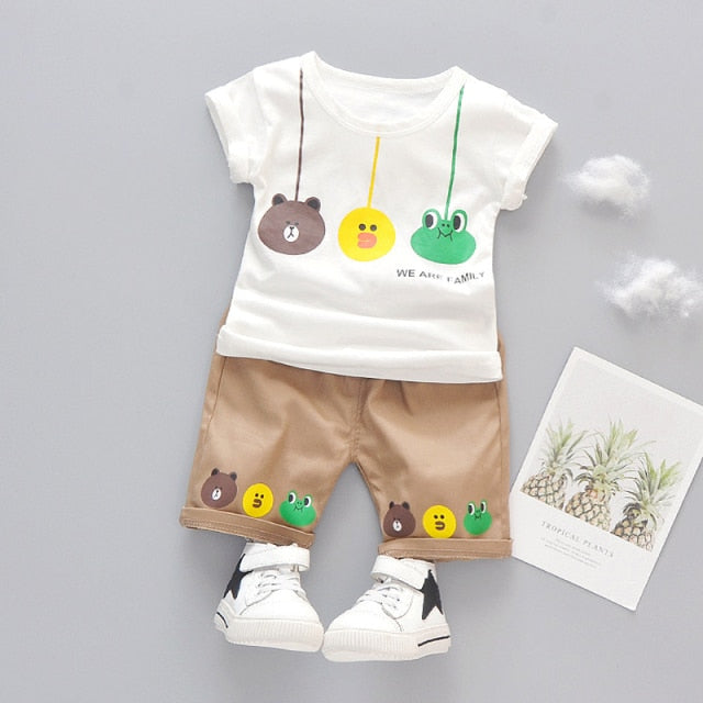 Baby Boys Girls Cartoon Clothes - bonbop