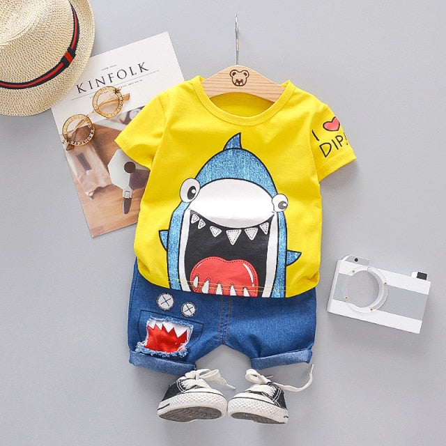 Baby Boys Girls Cartoon Clothes - bonbop