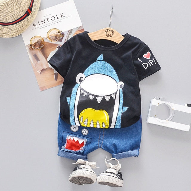 Baby Boys Girls Cartoon Clothes - bonbop