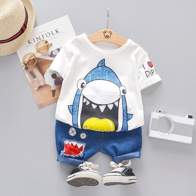 Baby Boys Girls Cartoon Clothes - bonbop