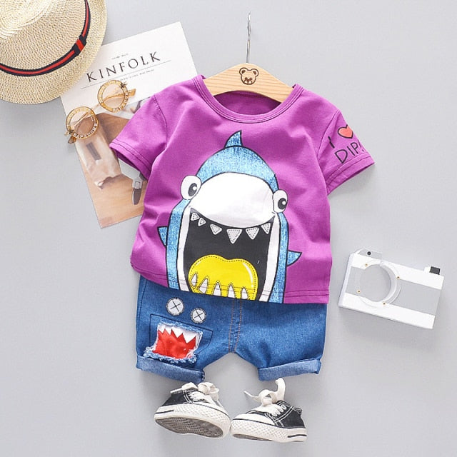 Baby Boys Girls Cartoon Clothes - bonbop