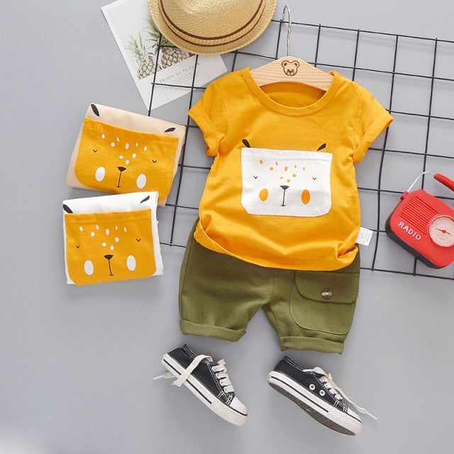 Baby Boys Girls Cartoon Clothes - bonbop