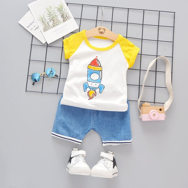 Baby Boys Girls Cartoon Clothes - bonbop