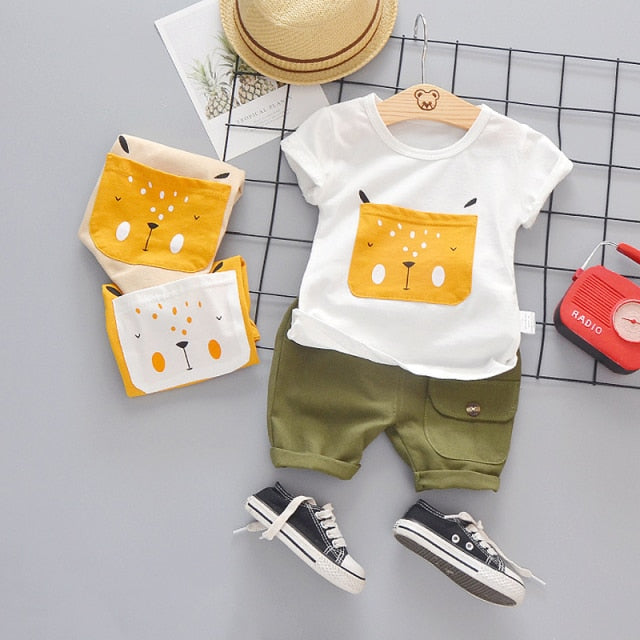 Baby Boys Girls Cartoon Clothes - bonbop