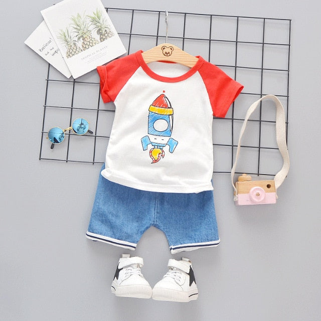 Baby Boys Girls Cartoon Clothes - bonbop