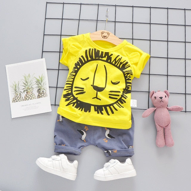 Baby Boys Girls Cartoon Clothes - bonbop