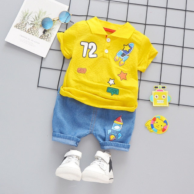 Baby Boys Girls Cartoon Clothes - bonbop