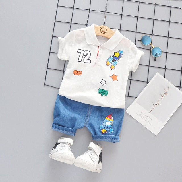 Baby Boys Girls Cartoon Clothes - bonbop