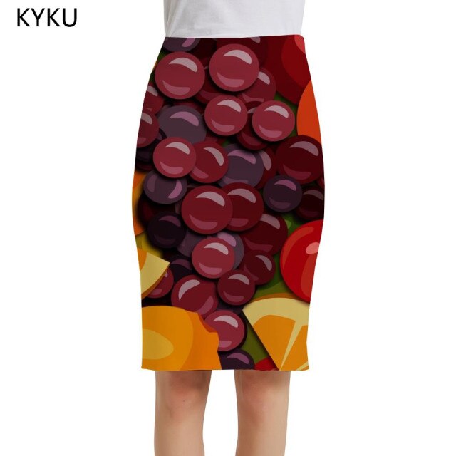 COOL COLORFUL PENCIL SKIRT