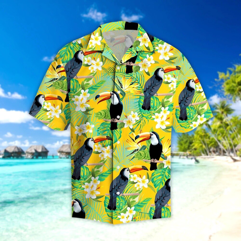 Beyoung Parrot Hawaiian Shirt