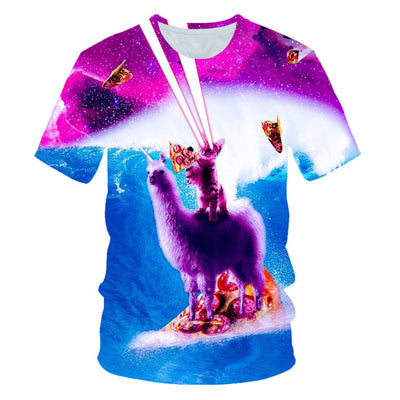 Kids Space Galaxy Colorful 3D T Shirt