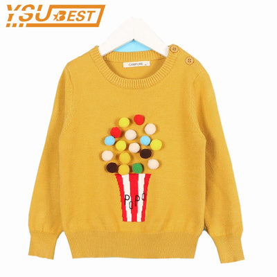 Popcorn Girls Knitted Sweater